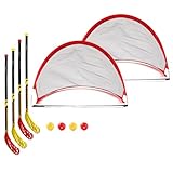Bandito FunHockey Komplettset, für Kinder, 4 Hockey Schläger, 4 Bälle...
