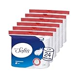 Softis 4-lagiges Toilettenpapier | 24 Rollen-Packung (6 x 4...