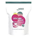 HAKA Spülmaschinen Pulver, 2 kg, Geschirrreiniger stark gegen Fett &...