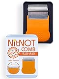 NitNOT - Läusekamm Nissenkamm für alle Haartypen, extra fein, mit 2...