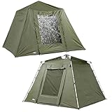 Lucx Marder Bivvy Angelzelt für 1-3 Mann - wasserdichtes Karpfenzelt mit...
