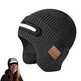Bluetooth Mütze mit LED Licht, Musik-Beanie-Mütze mit Lichtern,...
