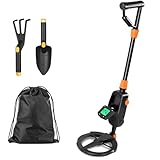 PEILU Kinder Metalldetektoren Outdoor Metall Detektor Set inkl....