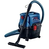 Bosch Professional Nass-/Trockensauger GAS 15 (1.100 Watt, inkl. 1x 3m...