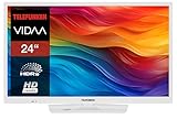 Telefunken Fernseher 24 Zoll Smart TV VIDAA XH24VP550M-W HD Fernseher, HDR...
