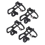 Healeved 2 Paar Fahrradpedale mit Clips und Riemen Robustes Material...