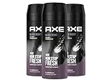 Axe Bodyspray Black Night Deo ohne Aluminium sorgt 48 Stunden lang für...