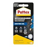 Pattex Sekundenkleber Ultra Gel Mini Trio, extra starker & flexibler...