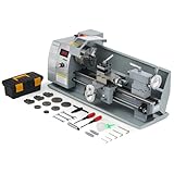 CREWORKS Metalldrehmaschine 750W Drehmaschine 8x16 Zoll Tischdrehmaschine...