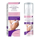 Haarentfernungs Creme, GläTtendes Enthaarungsmittel, Sanfte Formel Intim...