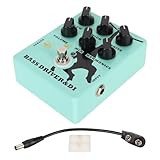 LjwZekyrnt ZDI 2 Bassgitarren-Pedale, 6,35 mm (1/4 Zoll) Schnittstelle,...