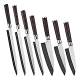 Lachs Sashimi Messer Set Deutsch 1.4116 Stahl Japanische Filetingmesser...