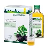 Schoenenberger - Schwarzrettich naturreiner Heilpflanzensaft - 3x 200 ml...
