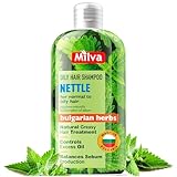 Milva Brennnessel Shampoo für fettiges Haar - 200ml Anti-Fett Haarshampoo...