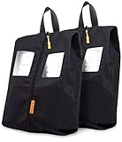 Schuhtasche Reise für Koffer und Rucksack (2er Set) inkl. Sichtfenster -...