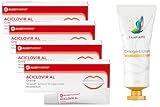 ACICLOVIR AL Creme Sparpack 4X2 gr. inkl. einer hochwertigen Handcreme...