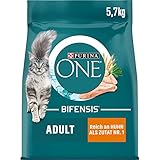 PURINA ONE BIFENSIS Adult Katzenfutter trocken, reich an Huhn, 1er Pack (1...