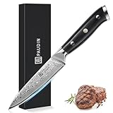 PAUDIN Damastmesser 13 cm Allzweckmesser Chefmesser Kochmesser profi...