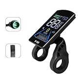 Osmond E-Bike-Display S-100, LCD-Anzeige, 24 V – 72 V,...
