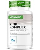 Zink 25 mg - 400 Tabletten - Premium: Zinkbisglycinat von Albion® +...