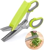 5-Klingen Schere, Herb Scissors, Kräuterschere, Fünf Schichten Schere...