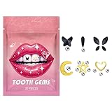 Zahnschmuck | Sichere Zahnsteine für Zähne, Heimzahn-Edelstein-Set,...