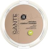SANTE Naturkosmetik Natural Compact Powder 02 Neutral Beige, ideal für...