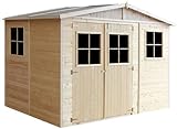 TIMBELA M334 Gartenhaus Holz mit Fenstern - Geräteschuppen Holz...