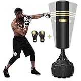 Dripex 165cm Freistehender Boxsack Standboxsäcke, MMA Boxpartner Boxing...