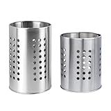 Besteckabtropfkorb Abtropfgestell，2 Stück Küchenutensilienhalter aus...