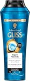 Gliss Shampoo Aqua Revive (250 ml), Haarshampoo mit Hyaluron und...