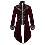 SRZYMJ Halloween Strickjacke Dunkelgrau Jacke Herren Leicht Kapuzenjacke...