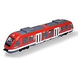 Dickie Toys - City Train (rot) - Spielzeug-Zug (45 cm) auf Rädern mit...