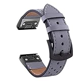 GGYTMQL WatchBand für Fenix ​​6 6x Pro 5 5x plus 3 Stunden Lederband...