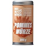 WAT NE WÜRZE Pommes frites Gewürz Salz 280 g | Pommessalz wie beim Imbiss...