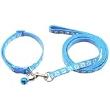 COYUN Welpenhalsbänder mit Leine Set, Hundehalsband und Leine...