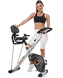 YOSUDA 3-in-1 Heimtrainer Fahrrad Klappbar, Faltbares Heimtrainer 150kg...