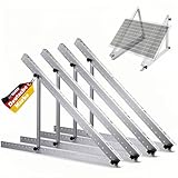 GLIESE Solarmodul Halterung 114cm,Solarmodule Montageset Aufständerung...