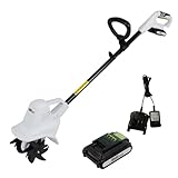 TRUTZHOLM Akku Bodenhacke 20V/2.0Ah mit Akku und Ladegerät 19 cm...