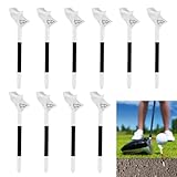 Toivize 10 Pcs Golf Tees, 83mm Nachhaltige Golf Tees Kunststoff Winter Golf...