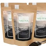 Mrs. Tea Earl Grey Deluxe 3 x 80 g | Schwarzer Tee | Schwarzteemischung mit...