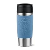 Emsa Travel Mug 360 ml Classic Isolierbecher, Kaffeebecher aus Edelstahl,...