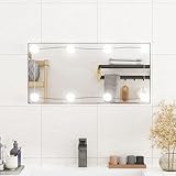 ShGaxin Wandspiegel mit 30x60 cm Glas Rechteckig, Wall Mirror, Spiegel...