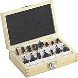 Metabo Fräsersortiment-SP, 8mm, 15-teilig – 631039000 – Fräser für...