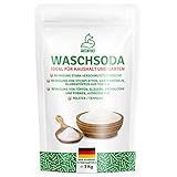 GREENFOXX Waschsoda Pulver 1x 3 kg, pH+ pH Plus für Pool, Spa & Aquarium,...