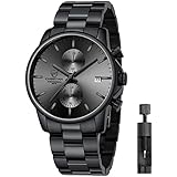 Herrenuhren mit lässiger wasserdichter Chronographen Quarzuhr aus...