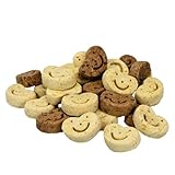 Schecker Hundekekse - Hundekuchen Smileys - 1 kg - Hundekekse mit...