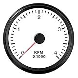 PXQPYMATX Universal-Autoboot 52mm WiFi-Tachometer 0-400 0rpm Generator EIN...