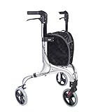 NRS Healthcare NRS Freestyle 3-Rad-Rollator, Silber, 5 kg