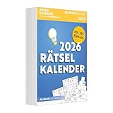 Alpha Edition - Rätselkalender 2026 – Tagesabreißkalender 15×21 cm mit...